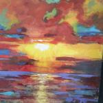 SUNSET ON THE MEDITERRANEAN